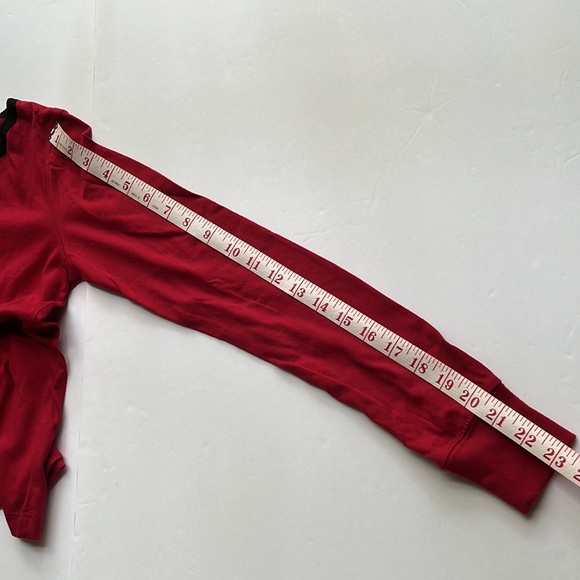 Harajuku Mini for Target Red Long Sleeve Tee Bow Tulle & Sequins - Picture 9 of 11